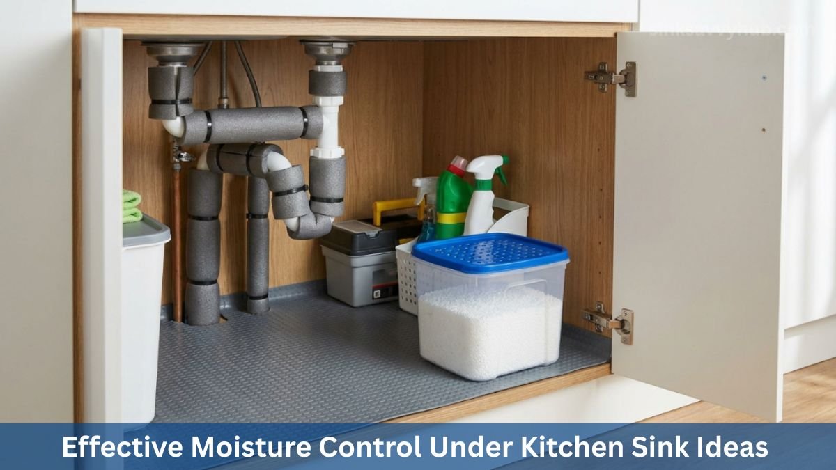 moisture control under kitchen sink