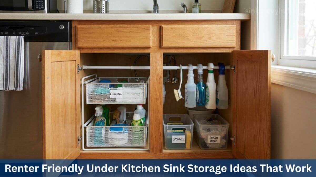 Renter Friendly Under Kitchen Sink Storage Ideas That Work 